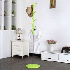 DECOSIN Eunsan Tree Tree Collar Stand衣架, 綠色, 1個