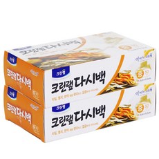 크린랲 다시백 중 11.5 x 9.5 cm, 중(M), 50개입, 2개