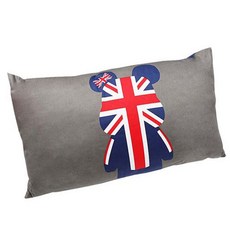 英國國旗 BE@RBRICK 腰靠墊, 灰色