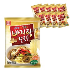 한성기업 바지락 칼국수, 212g, 10개