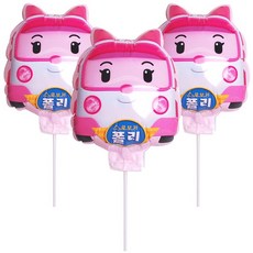 로보카폴리 캐릭터 막대 풍선, 엠버, 3개