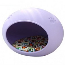 AHATOY 寵物窩+靠墊組合, 淺紫色, 1組