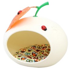 REDPUPPY Pet Builder 硬殼屋 + 坐墊, 高級Fred 象牙白