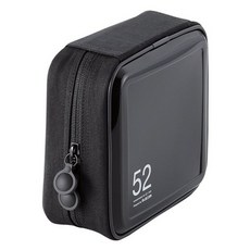 ELECOM 半硬殼CD收納包 52入, CCD-H52BK
