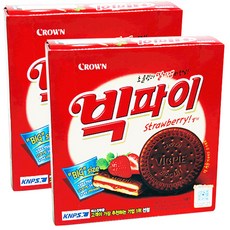 크라운 빅파이 딸기, 324g, 2개