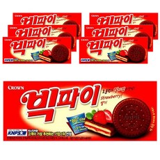 크라운 빅파이 딸기, 72g, 7개