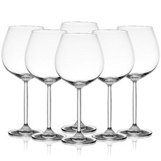 Manu Crystal 勃根地紅酒杯, 6個