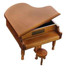 VIC DREAM 三角鋼琴音樂盒生日快樂, 木頭, 1 個