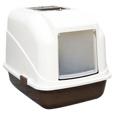 petoria 智慧型全罩式貓砂盆 LB-04, 棕色, 1個