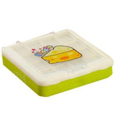 플렉사 키즈원 치즈 커팅 케이스, 그린, 1개