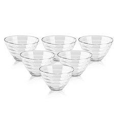 VIDIVI 透明圓碗 6入, 單色