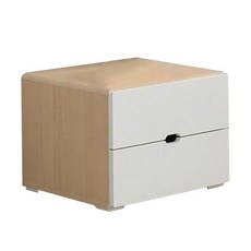 JD Furniture Romi 兩層抽屜櫃, 楓木白, 2層