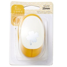 ReZo 모양펀치 25mm, 네잎클로버, 1개