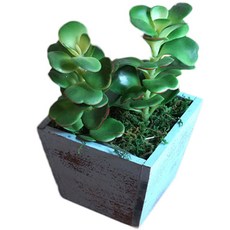 플라워마트 조화 포트 블루, 페스티벌, 1개, 1개