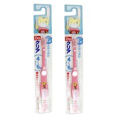 선스타 ＤＯ클리어 어린이 칫솔 4~6세 유치원생용, 혼합색상, 2개, 1개입