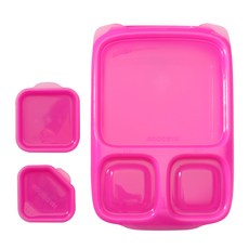 히어로 도시락세트 야외도시락 야외용도시락 소풍 다용도도시락 도시락, 핑크, 현재상품선택, 1개