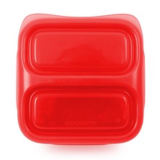 굿빈 New 스몰밀 1단 도시락, 레드, 1개