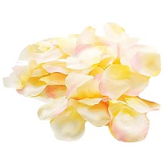 花灑絲綢花瓣, 2個, 芒果