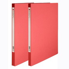 玄風文件 進口紙 A4 上翻式槓桿文件夾, 紅色, 2個