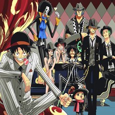 一件畫 DIY 套組, 航海王西裝款 (40*50cm), 1組