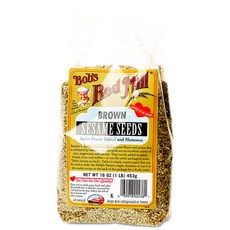 Bob's Red Mill 홀 브라운 세서미 시드, 453g, 1개