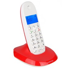 모토로라 무선 전화기 C1201A, 레드