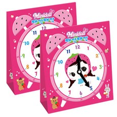 지원출판 미니돌 째깍째깍 탁상용시계놀이, 2개