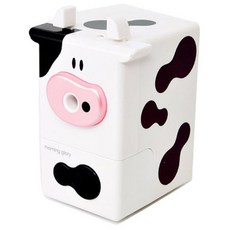 morning glory 削鉛筆機, 白色 + 黑色 + 粉紅色, 1個