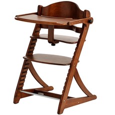 야마토야 뉴 스쿠스쿠 트레이형 유아식탁의자, 라이트 브라운