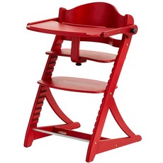 야마토야 뉴 스쿠스쿠 트레이형 유아식탁의자, 레드
