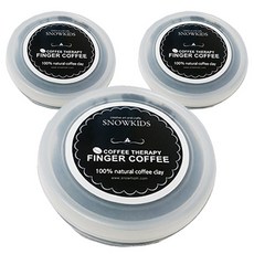 스노우키즈 핑거커피 클레이70g, 3개입