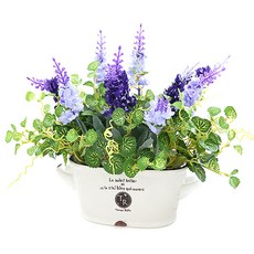 人造薰衣草花盆, 混合顏色, 1個