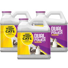 퓨리나 타이디캣 듀얼파워 고양이 모래, 6.35kg, 3개
