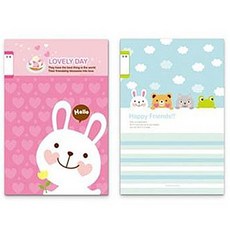 초등 무제 3-6학년 유선노트, 핑크, 20개