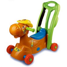 브이텍 2단계변형바이크포니, 브라운, 1개