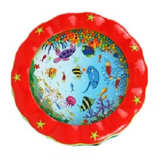 할릴리 악기 웨이브 드럼, 레드, 1개