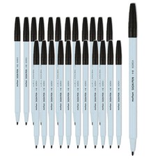 문화연필 넥스프로 사인펜, 흑색, 24개