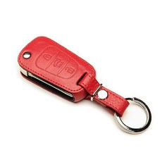 KEINZ 現代/起亞 摺疊鑰匙 3鍵 鑰匙殼 鑰匙圈, 蘋果紅, H18