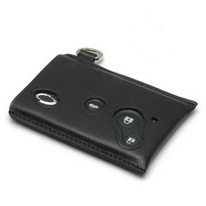 KEINZ 汽車鑰匙皮革保護套, 金屬黑, R5