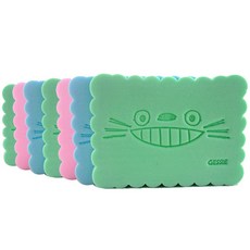 곰/고양이 클렌징 퍼프, 쿨고양이, 7개