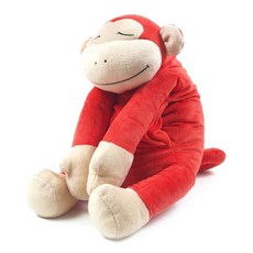 Snuggly Hug身體枕頭 猴子 柑橘香, 紅色