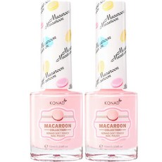 KONAD Macaroon指甲油, 玫粉色馬卡龍, 2個, 10ml