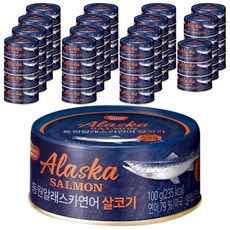 동원 알래스카 연어 살코기, 100g, 60개