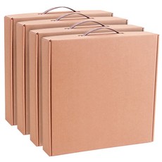 봄91 PP손잡이 크라프트 골판지 GIFT박스 대 2개입, 2개