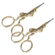 미성메탈 말모양코털가위골드, 2개