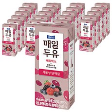 매일유업 베리믹스 매일두유 190ml, 24개입, 1세트
