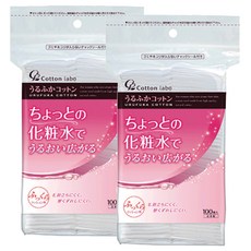 Cotton labo URUHUKA 魔術化妝棉, 2個, 100枚入
