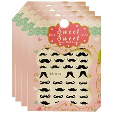 카카스 워터데칼 네일스티커, W-509, 4개