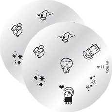 KONAD 美甲造型版, 2入, m11