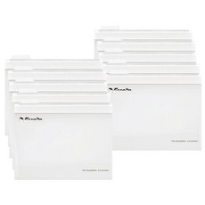 Esselte PP透明掛檔, 白色的, 10入